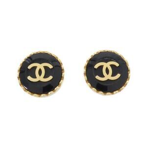 CHANEL Black Earrings
